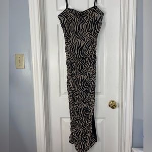 Scrunch tiger dress